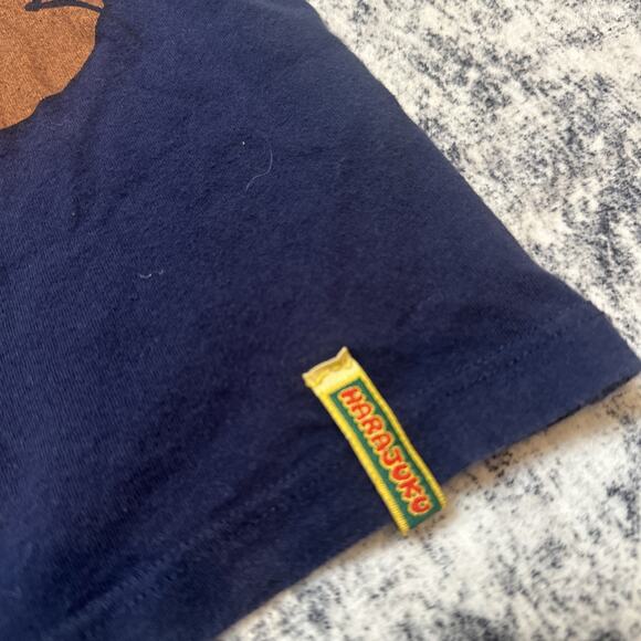 9/12 M Gwen Stefani Harajuku Lovers Top No Doubt Long Sleeve Shirt Tiger Blue - Picture 2 of 9